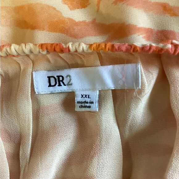 DR2 - Women's Orange Zebra Print Top - XXL - Picture 5 of 5